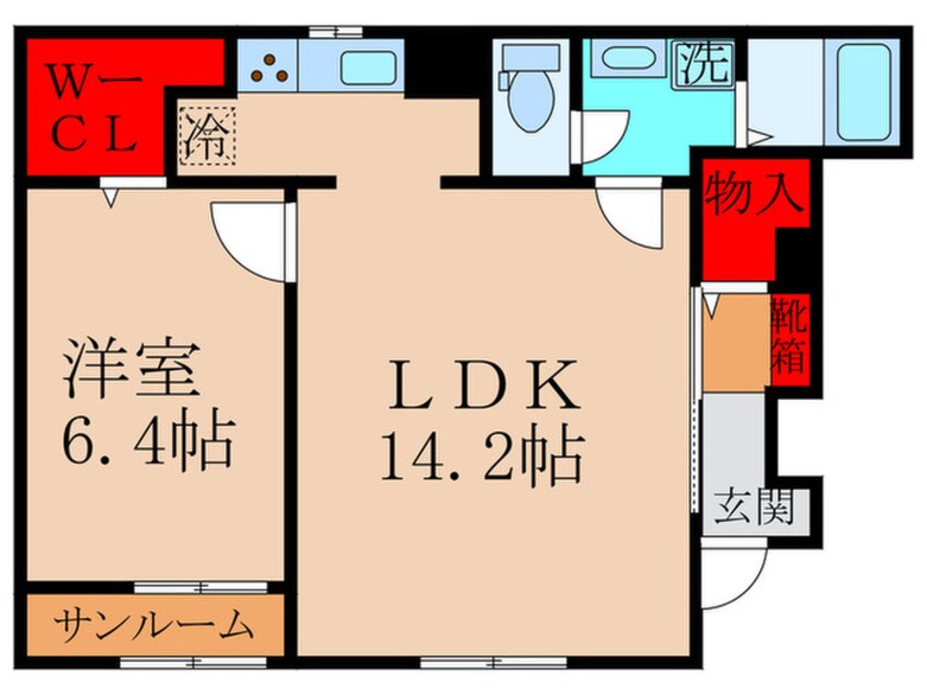 間取図 仮)山本町北８丁目アパート
