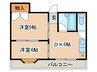サンシャインＭＫＭ今里 2DKの間取り