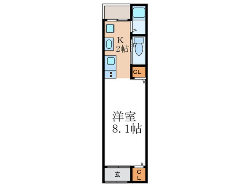 間取図 水車ビル