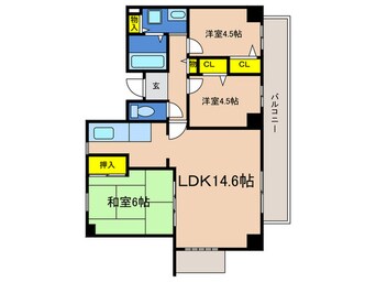 間取図 ラ・セーヌ兵庫