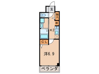 間取図 仮）笠屋町共同住宅　新築工事
