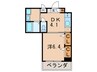 仮）笠屋町共同住宅　新築工事 1DKの間取り