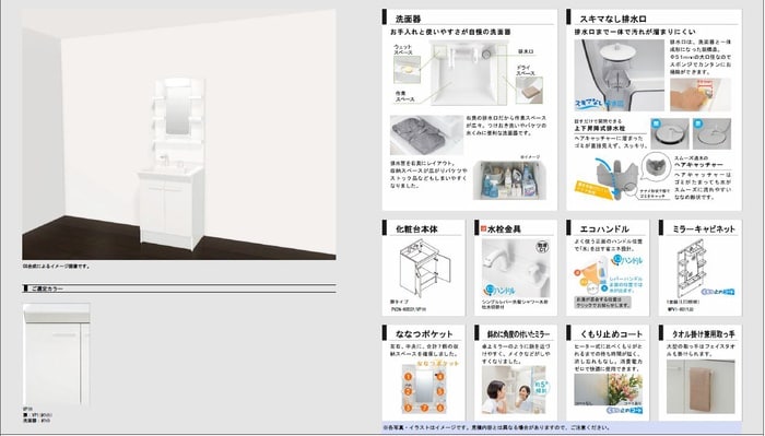 洗面 仮）笠屋町共同住宅　新築工事