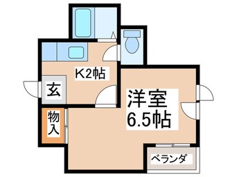 間取図 エスト長居西