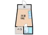 シャルム竹島 1Rの間取り