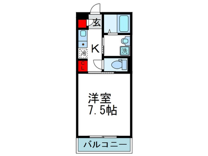 間取り図 ロイヤルコート千里山