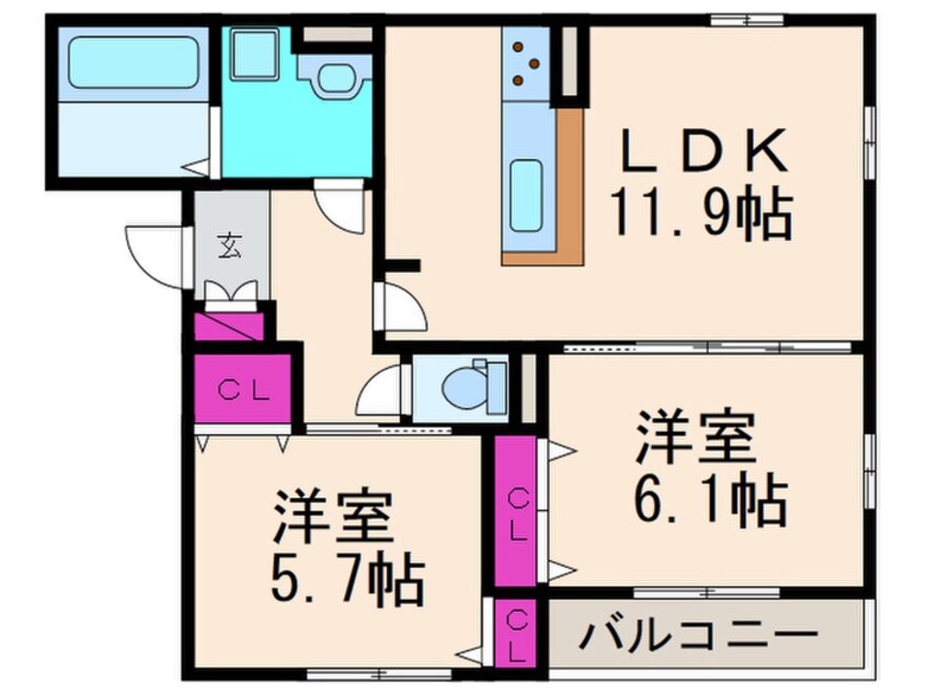 間取図 Ｈｅｒｉｔａｇｅ