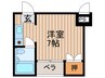 バ－ドヒル大和田 1Rの間取り