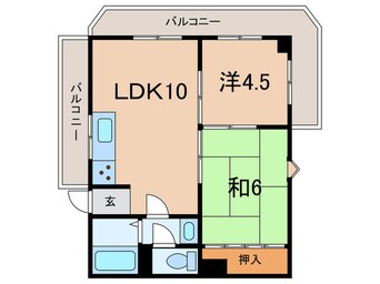 間取図 ベルコート加古川