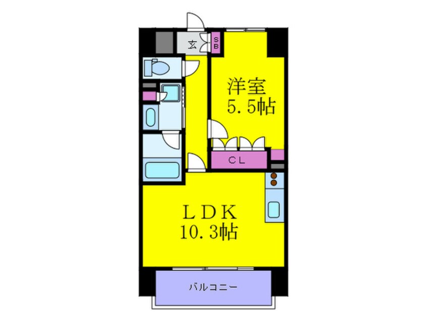 間取図 シティエール東梅田Ⅱ