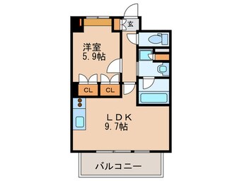 間取図 シティエール東梅田Ⅱ