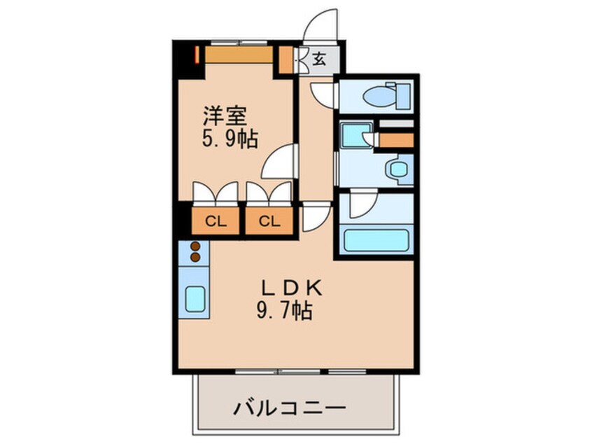 間取図 シティエール東梅田Ⅱ