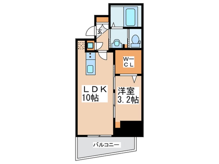 間取り図 セレニテ堺筋本町プリエ