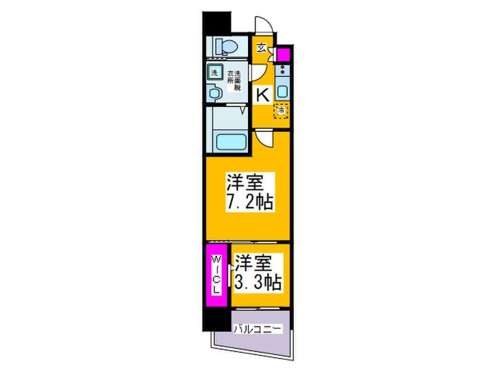 間取り図 セレニテ堺筋本町プリエ