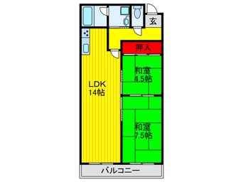 間取図 パレ・ロワイヤル