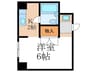 下鴨松柏 1Rの間取り