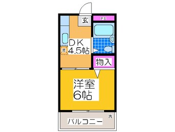 間取図 ヴィレッタ住吉