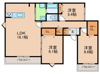 間取図 Ｍ－Ｐｒｅｍｉｅｒ村野東町