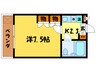 ジョイ アネックス東寺 1Kの間取り