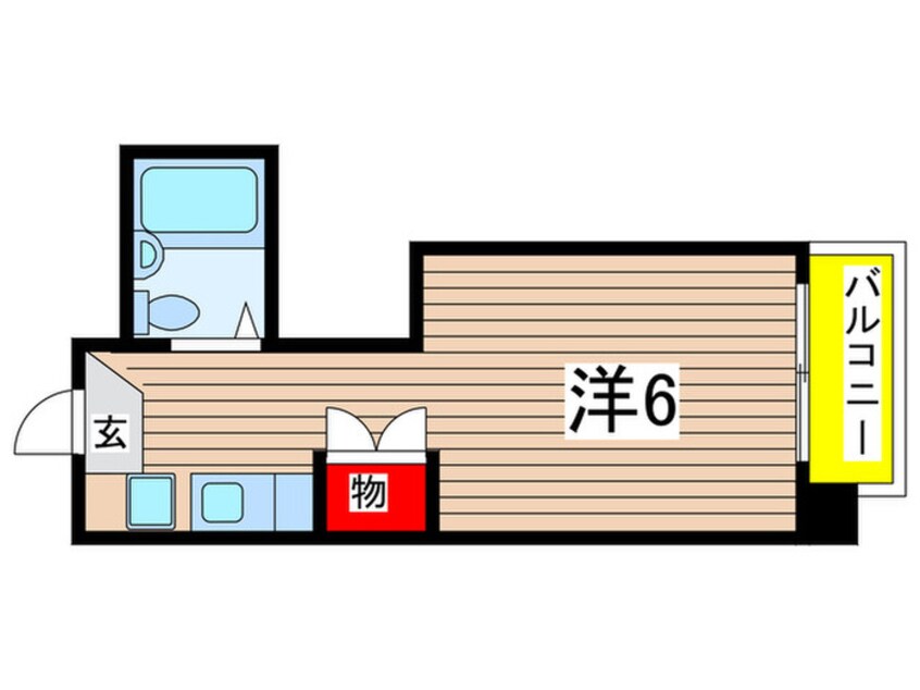 間取図 メゾンフロ－ル