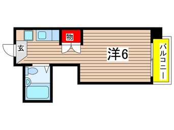 間取図 メゾンフロ－ル