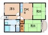 サンコーポムコ 3DKの間取り