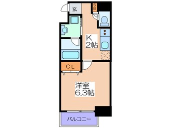 間取図 プランド－ル中之島