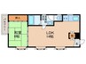 仮）市冨マンション 1LDKの間取り