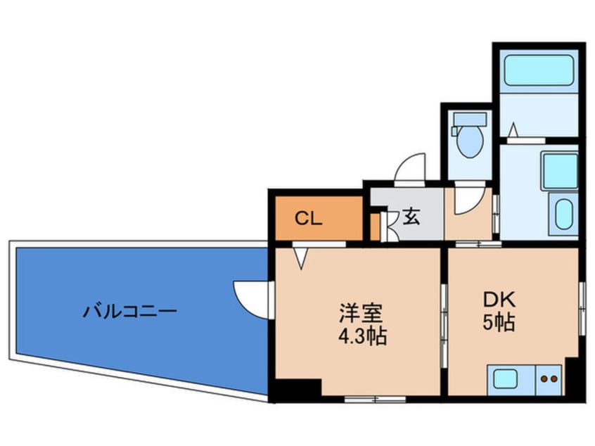 間取図 仮)ジュネス海老江