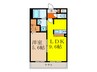 アムールEL ヨシモト 1LDKの間取り