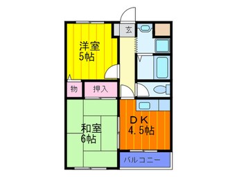 間取図 パオ２１