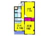 パオ２１ 2DKの間取り