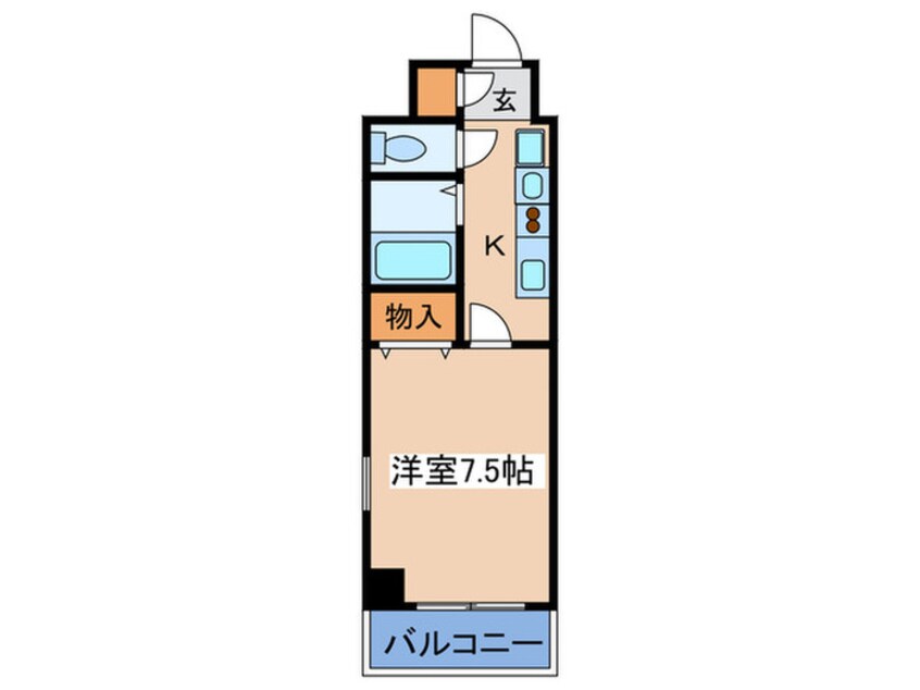 間取図 梅田エクセルハイツ