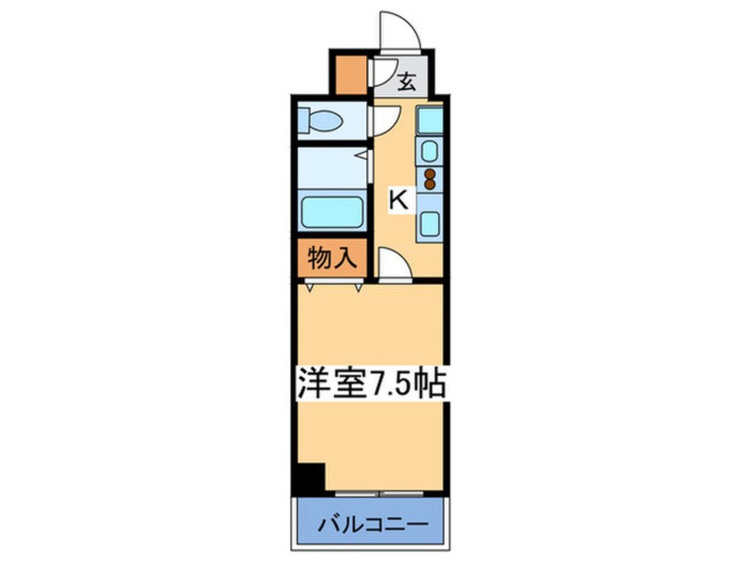間取図 梅田エクセルハイツ
