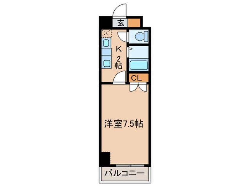 間取図 梅田エクセルハイツ