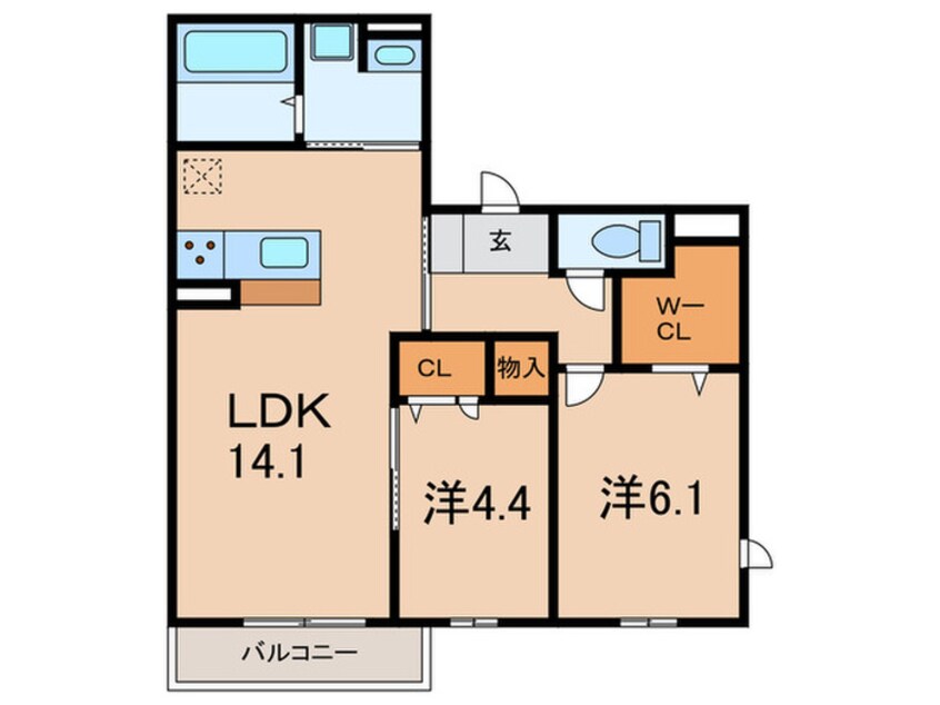 間取図 Ｍ＆Ｒ　ＡｉＫｉ