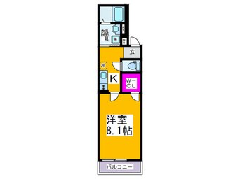 間取図 ﾌｼﾞﾊﾟﾚｽ城東諏訪ﾉｰｽⅠ番館