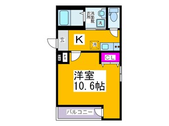 間取図 ﾌｼﾞﾊﾟﾚｽ城東諏訪ﾉｰｽⅠ番館