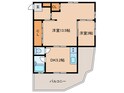 YOSHIHARAハイツの間取図