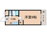 メゾンセザンヌ 1Kの間取り