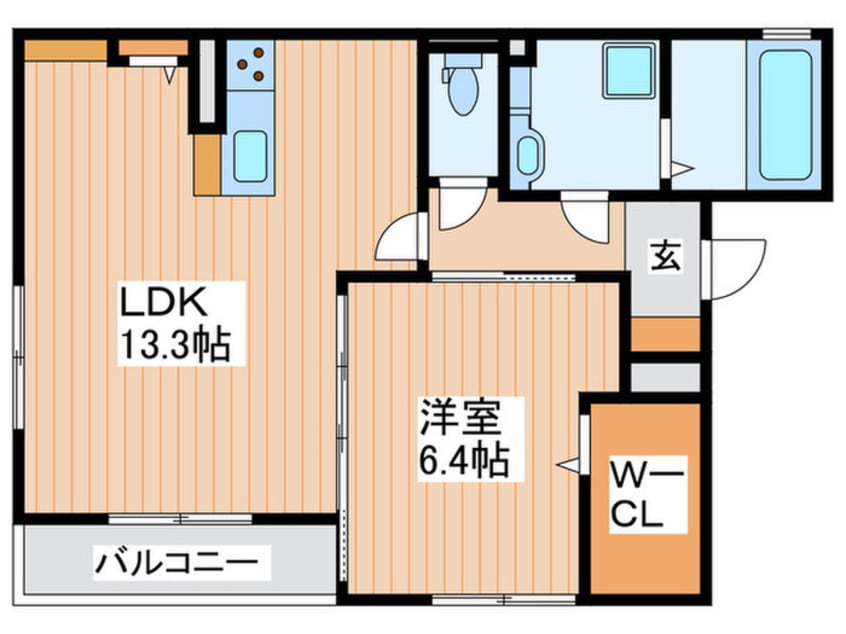 間取図 フローラⅡ
