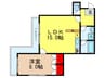 セントラルコ－トⅢ 1LDKの間取り