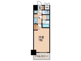 間取図 セオリー神戸ラメール(801)