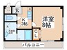 グレ－スフル・レジデンス阿倍野 1Kの間取り