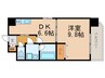 La Douceur豊中南 1DKの間取り