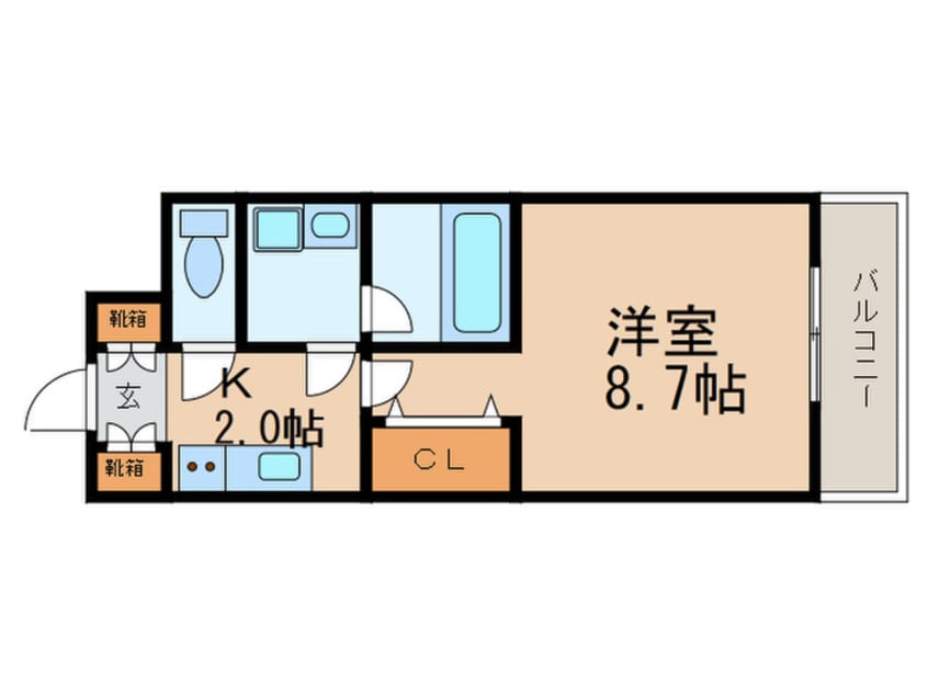 間取図 La Douceur豊中南