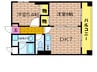 パレス東洋１０号館 2DKの間取り