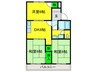 マンションフロ－レンス 3DKの間取り