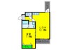 パストール喜連東 1LDKの間取り