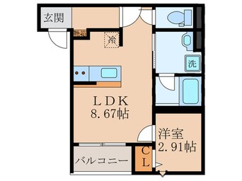 間取図 Le Chocolat